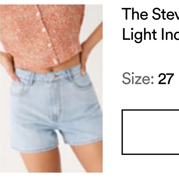 Frank & Oak Pants - Frank and Oak Stevie Jean shorts 27